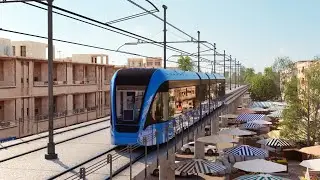 Tramway project 3d animation