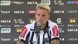 ROGER GUEDES É APRESENTADO NO GALO E DIZ QUE O MAIOR DE MINAS É O GALO