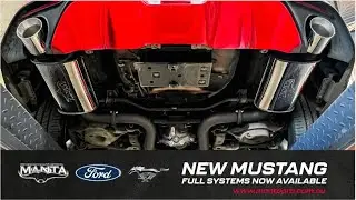 Ford Mustang Full System - Loud Option - Straight Centre - by Manta Performance