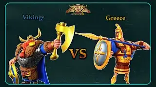 Argyraspide (Greece) VS Berserker (Vikings) - Rise of Kingdoms