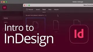 InDesign Tutorial: Intro to InDesign