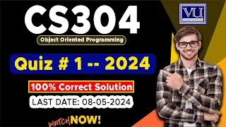 CS304 Quiz 1 Solution 2024 | The Merciful Academy
