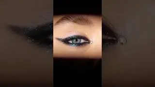 Midnight 💙 spotlight eye makeup 🖤