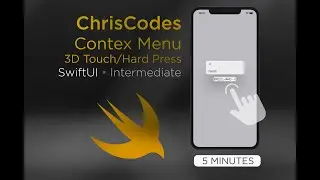 (2020) SwiftUI - Context Menu + 3D Touch - 5 Minutes - Intermediate