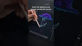 Lightning bolt animation in Procreate 🤯 #procreate