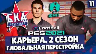 PES 2021 КАРЬЕРА СКА-ХАБАРОВСК 🔥 ПЕРЕСТРОЙКА. НАЧАЛО ВТОРОГО СЕЗОНА!