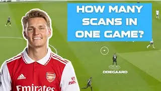 We Counted Every Time Odegaard Checked his Shoulder in a Game