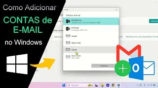 Como Adicionar CONTAS de E MAIL no Windows