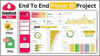 Real-Time Power BI Project [Download]🔥 End to End Analysis | Power BI For Beginners | Power BI 2024