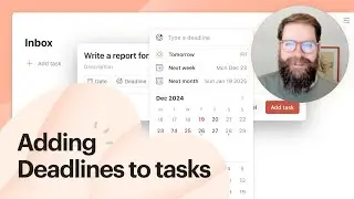 Add deadlines to tasks in Todoist