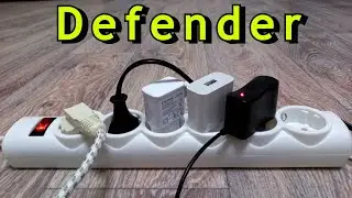 Defender DFS 151 - обзор сетевого фильтра с AliExpress. Удлинитель на 6 розеток