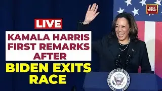 US News LIVE: Kamala Harris Makes Her First Public Comments After Biden Exits 2024 Race