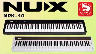 [Eng Sub] NUX NPK-10 digital piano (tri-sensors and Bluetooth)