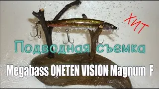 Megabass ONETEN VISION Magnum Подводная съемка Хит!