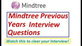 Mindtree Interview Questions(Previous years), Very Important questions [Must Watch]