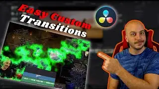 How To Make Custom Video Transition, Super Easy - Davinci Resolve