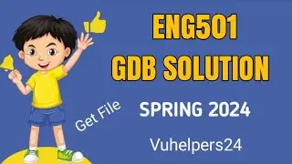 Eng501 GDB Solution Spring 2024 || Eng501 GDB Solution 2024 || Eng501 Current GDB