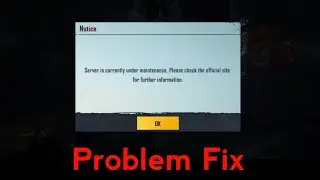 How to Fix Server is Under Maintenance in Pubg KR | Pubg KR Server is Currently Under Maintenance