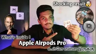 what's inside apple Airpods Pro  generation 1🧐ulla enna iruku🤯 shoking result #youtube #ios #apple