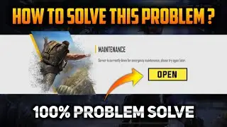 server is currently down for emergency maintenance please try again later |how to solve this problem