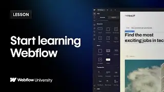 Start learning Webflow – Webflow tutorial