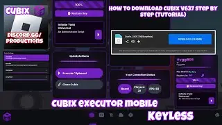 HOW TO DOWNLOAD & USE Cubix EXECUTOR V637 ON IOS (TUTORIAL) FOR ROBLOX MOBILE (IPHONE/IOS) 2024