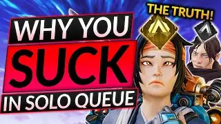 YOU SUCK AT SOLO QUEUE - TOP 3 Mistakes Ruining Your Climb - Apex Legends Guide