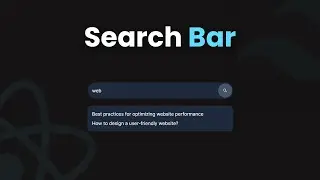 How To Create a Search Bar in React JS ( Next JS ) Using Tailwind CSS