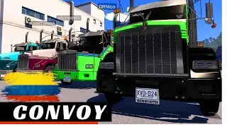 CONVOY en MAPKALO con la T800 KENWORTH|  AMERICAN TRUCK SIMULATOR #envivo #live