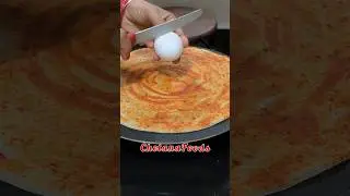 రాయలసీమ గుడ్డు కారం దోశ🤤 ఎవరికి ఇష్టం?🤔 Rayalaseema Karam Egg Dosa | Spicy Andhra Dosa #breakfast