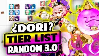 MEJORES PERSONAJES ACTUALES?? TIER LIST RANDOM 🏅 Tier List 3.0 | Genshin Impact Español