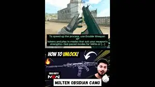 How to unlock Molten Obsidian camo in #mw3 #warzone #modernwarfare3 #borntoplaygames