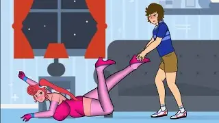 Gregory kiss Mommy Long Legs / 2d animation \