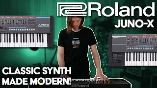 Classic Synth With MODERN Functionality! | Roland Juno-X Synthesizer