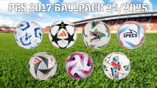 PES 2017 NEW BALL PACK 24-2025 V1