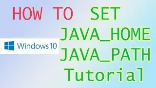 How to set JAVA path Environment Variables  in Windows PC