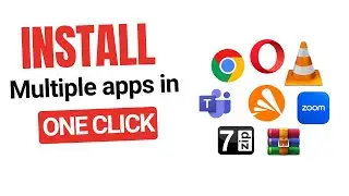 How to Install Multiple Apps or Softwares with One Click