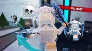 DESTROYING AS TEAMERS CINNAMON ROLL! *MM2 KEYBOARD ASMR
