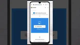 How to convert pdf to word from mobile shorts