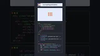 Creative CSS Loading Animation for Modern Web Design | Loading Animation 9 