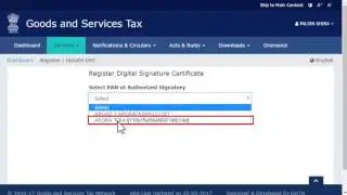 GSTN Official Guide to Successfully Register DSC on the GST Portal