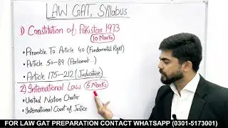 Law Gat Syllabus 2024 | Law Gat Paper Pattern 2024  - Complete Syllabus for Law Gat #lawgat