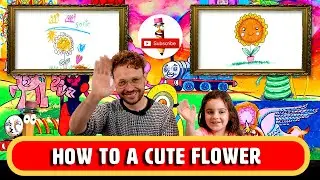 How to draw a cute flower | drawing lessons for Kids | step by step drawing tutorial | Magic Pencil