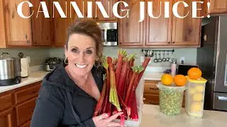 Canning Sunshine Rhubarb Juice Concentrate