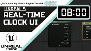 Unreal Engine 5.5: Display Real-Time Clock in Your Game | Easy Tutorial 