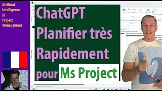 #1 IA en Gestion de Projet  ● 🚀 Planification Ultra Rapide avec Ms Project et ChatGPT ● openai #10