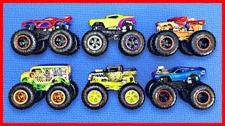 Monster Trucks for Kids | Demolition Doubles #3 | Learn Monster Truck Names Colors Organic Learning