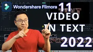 Filmora 11 Tutorial - Video In Text Intro Effect in 8 Minutes