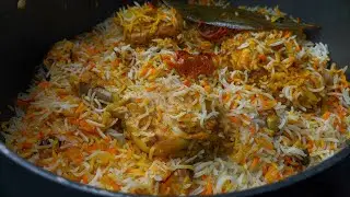 Chicken Biryani recipe | Hyderabadi dum biryani | bachelors special biryani recipe