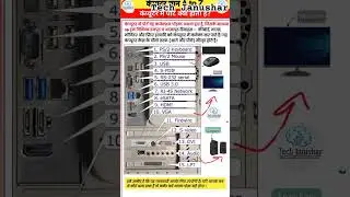 What is A Port In A Computer | Dell Computer Ports Connection कैसे करे | 👍Computer Setup kaise kare